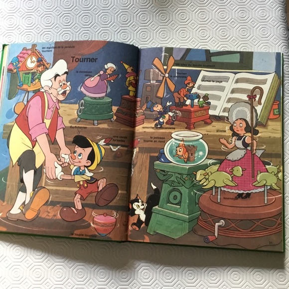 [4/35$] Disney Book Au Royaume Des Verbes 1976 - Picture 9 of 11